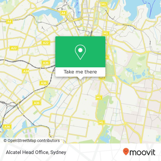 Alcatel Head Office map