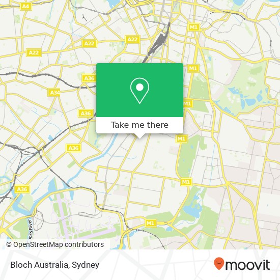 Bloch Australia map