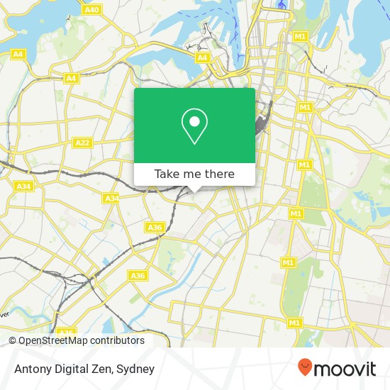 Mapa Antony Digital Zen