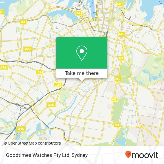 Goodtimes Watches Pty Ltd map