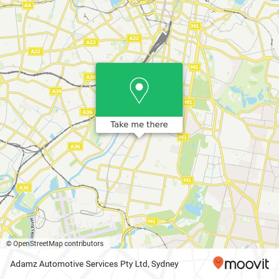 Adamz Automotive Services Pty Ltd map