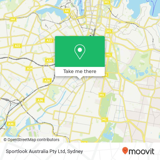 Mapa Sportlook Australia Pty Ltd