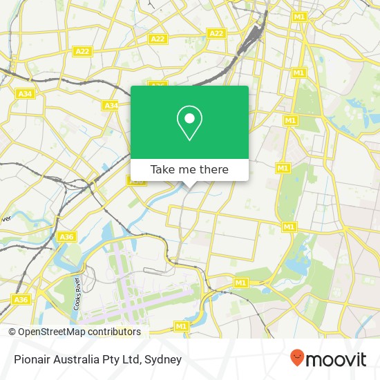 Pionair Australia Pty Ltd map