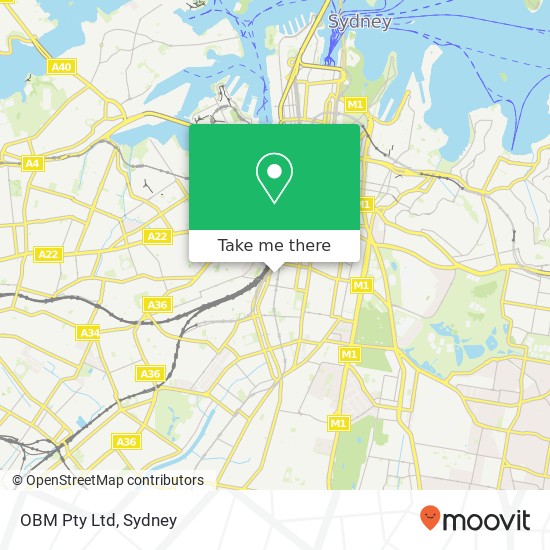 OBM Pty Ltd map