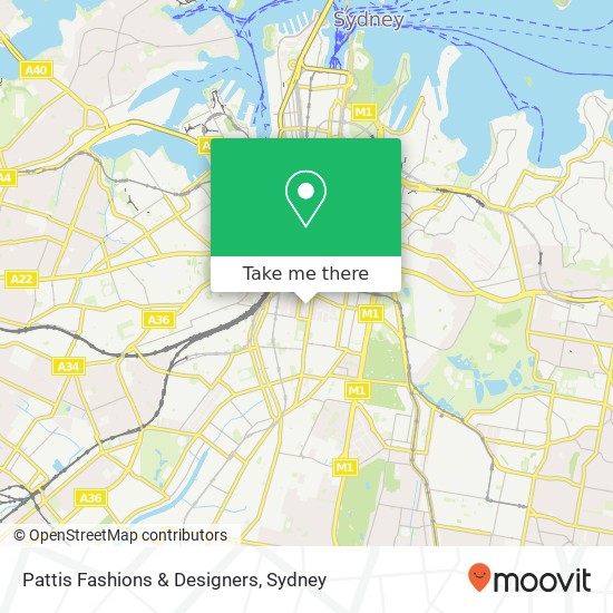 Pattis Fashions & Designers map