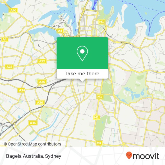Bagela Australia map