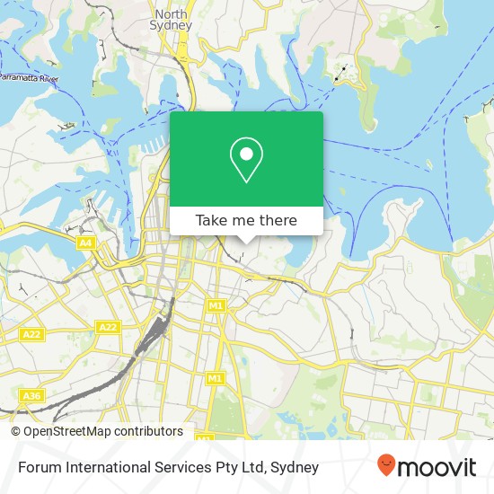 Forum International Services Pty Ltd map