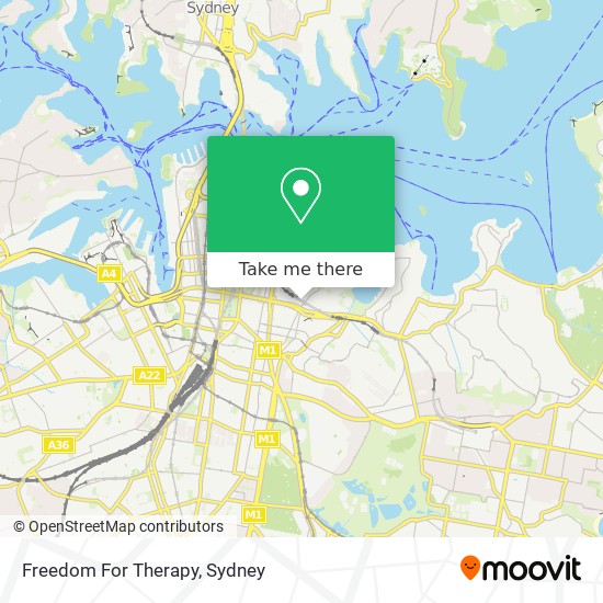 Freedom For Therapy map