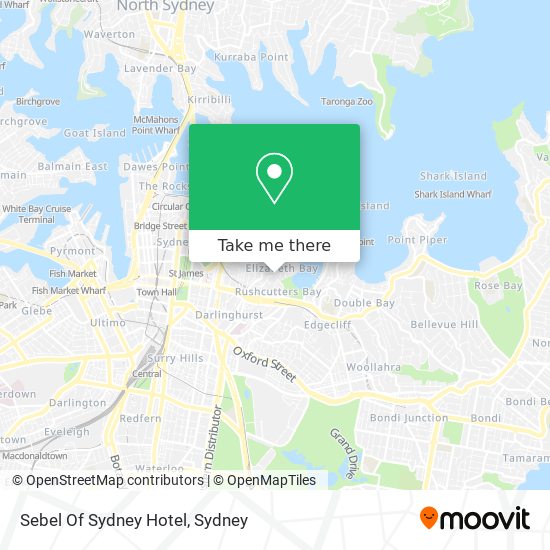 Sebel Of Sydney Hotel map