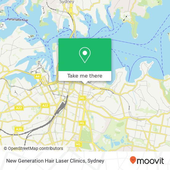 Mapa New Generation Hair Laser Clinics
