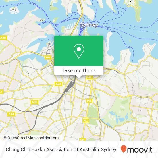 Mapa Chung Chin Hakka Association Of Australia