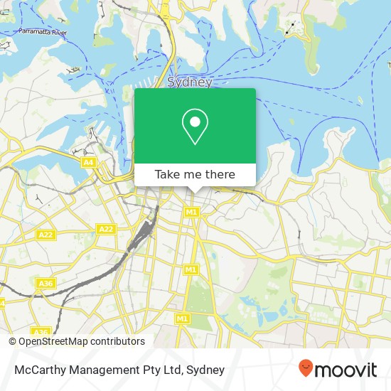 McCarthy Management Pty Ltd map