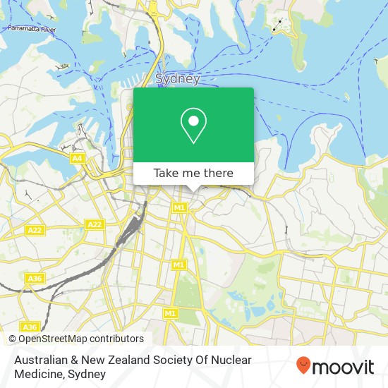Australian & New Zealand Society Of Nuclear Medicine map