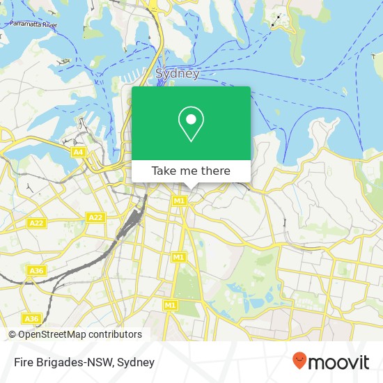 Fire Brigades-NSW map