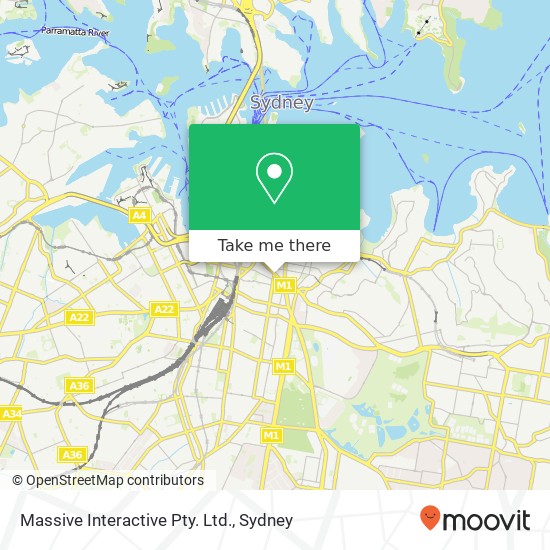 Massive Interactive Pty. Ltd. map