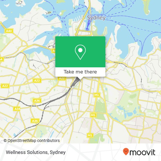 Wellness Solutions map