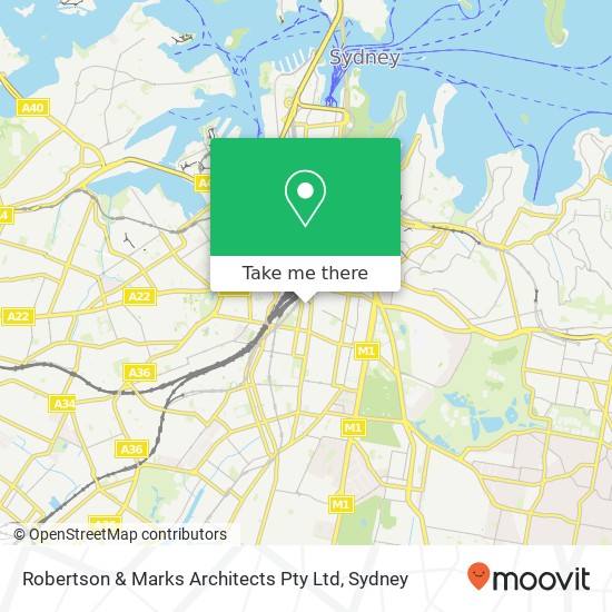 Robertson & Marks Architects Pty Ltd map