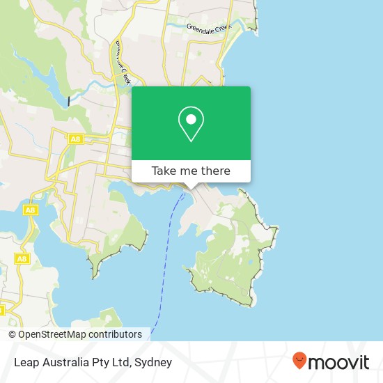 Leap Australia Pty Ltd map