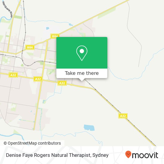 Denise Faye Rogers Natural Therapist map