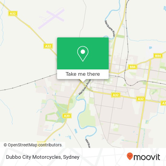 Dubbo City Motorcycles map