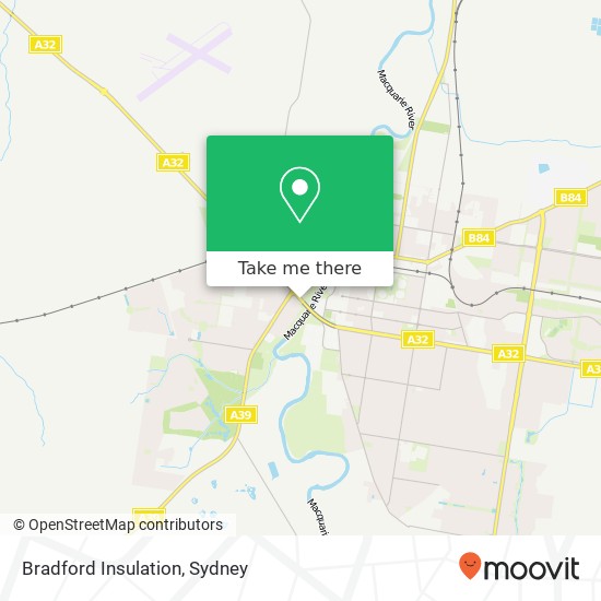 Bradford Insulation map