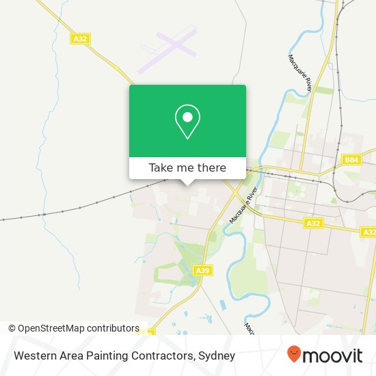 Mapa Western Area Painting Contractors