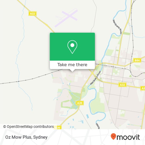 Mapa Oz Mow Plus