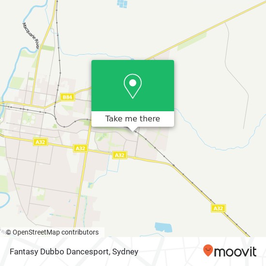 Fantasy Dubbo Dancesport map