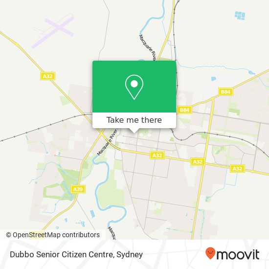 Dubbo Senior Citizen Centre map