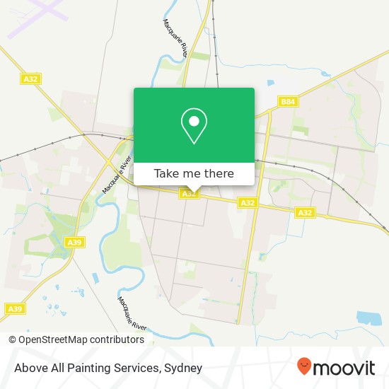 Above All Painting Services map