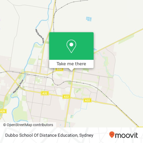 Dubbo School Of Distance Education map