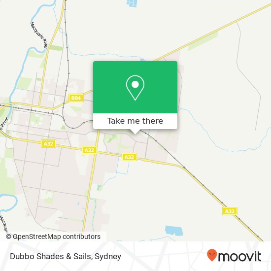 Dubbo Shades & Sails map