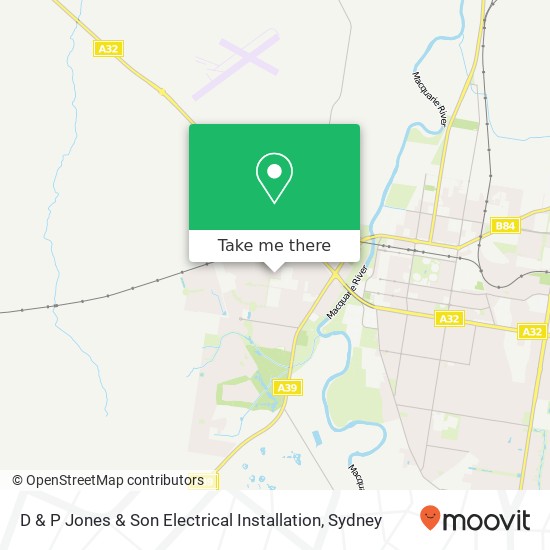 Mapa D & P Jones & Son Electrical Installation