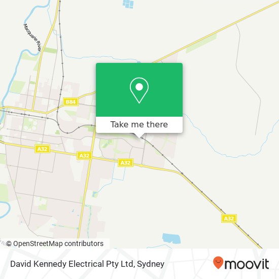 Mapa David Kennedy Electrical Pty Ltd