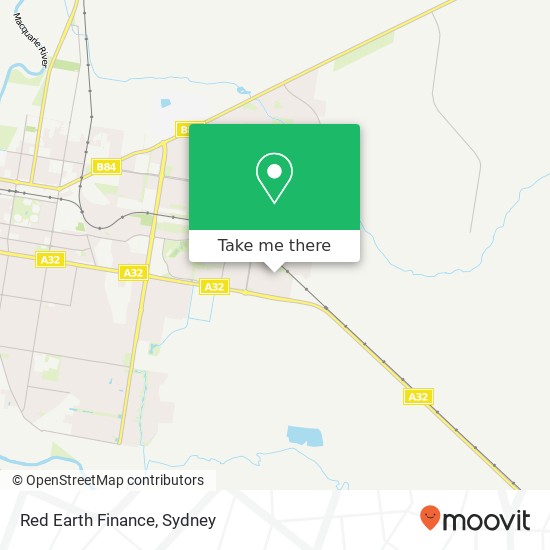 Red Earth Finance map