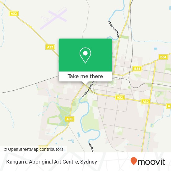 Kangarra Aboriginal Art Centre map