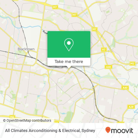 All Climates Airconditioning & Electrical map