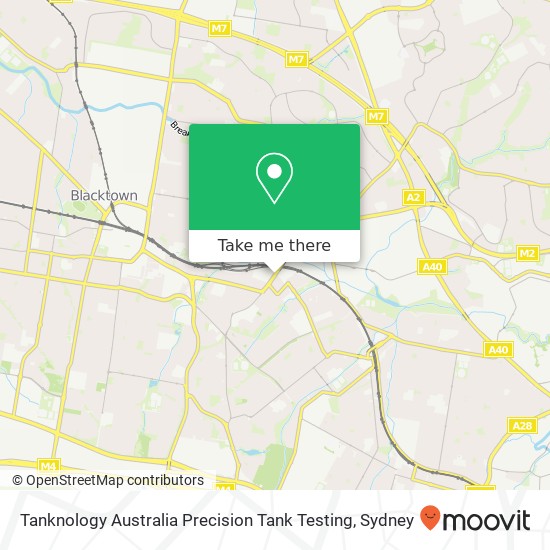 Tanknology Australia Precision Tank Testing map