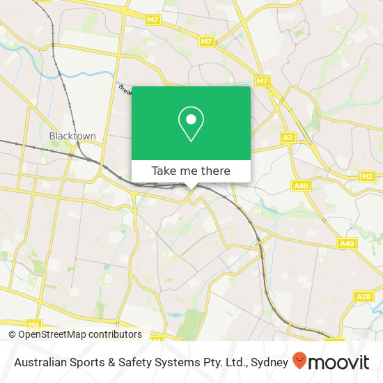 Mapa Australian Sports & Safety Systems Pty. Ltd.