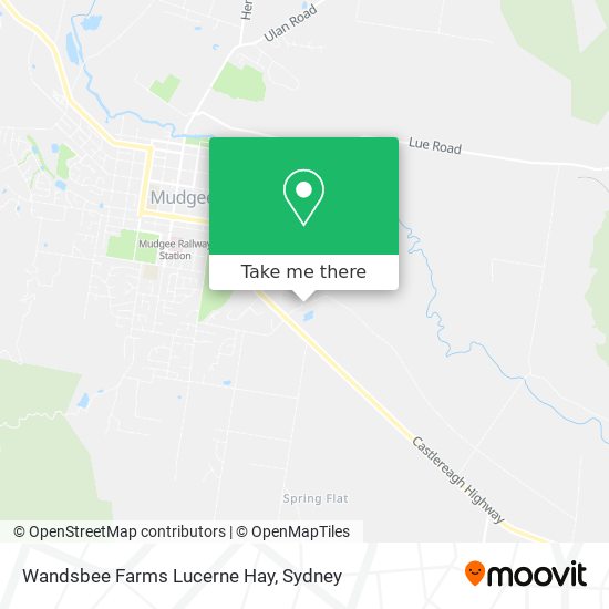 Wandsbee Farms Lucerne Hay map