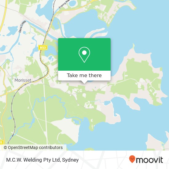 M.C.W. Welding Pty Ltd map