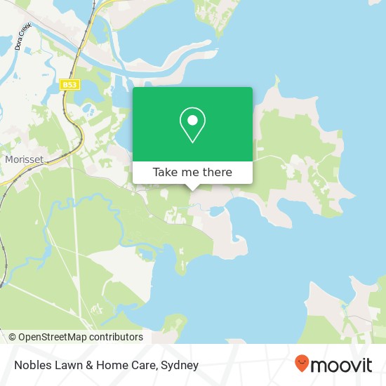 Mapa Nobles Lawn & Home Care