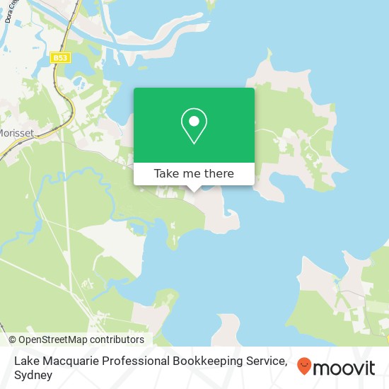 Lake Macquarie Professional Bookkeeping Service map