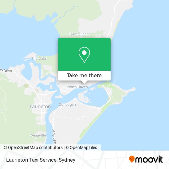 Laurieton Taxi Service map