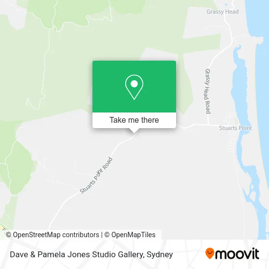 Dave & Pamela Jones Studio Gallery map
