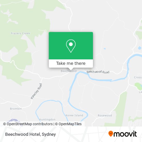 Beechwood Hotel map