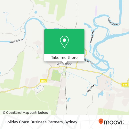 Holiday Coast Business Partners map