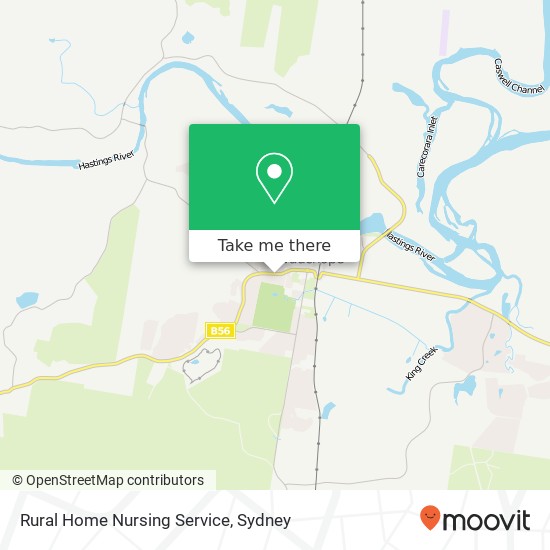 Mapa Rural Home Nursing Service