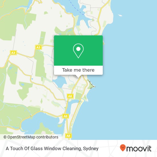 A Touch Of Glass Window Cleaning map