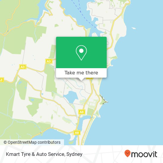 Kmart Tyre & Auto Service map